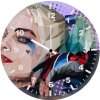 polygonal harley quinn 6f wall clock