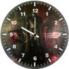 batman and his trusted batmobile om wall clock