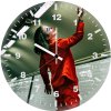 put on happy face joker t0 wall clock