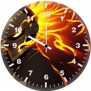 all new ghost rider 6w wall clock
