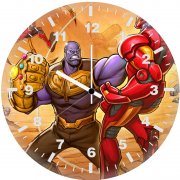 avengers infinity war fight lz wall clock