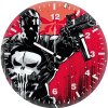 punisher red fanart k3 wall clock