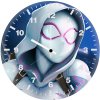 gwen girl fr wall clock
