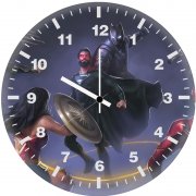 superman resurrection ko wall clock