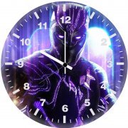 black panther with infinity gauntlet 1s wall clock