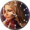 captain marvel cosplay hd b7 wall clock