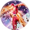 flash blazing through time and space rz wall clock