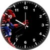 spiderman art 5h wall clock