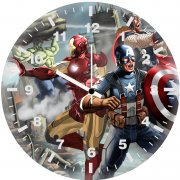 avengers art nz wall clock