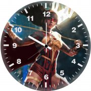 anya chalotra as wonder girl yara flor 4y wall clock