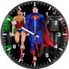 justice league fan art 0i wall clock