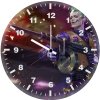 joker with gun art pc wall clock