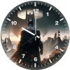 batman in mountains 4h wall clock