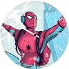 spidey listening to music t2 wall clock