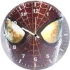 spiderman closeup digital art bu wall clock
