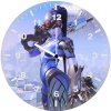 widowmaker overwatch artwork tc wall clock