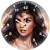 wonder woman cute artwork ph wall clock