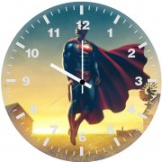 superman the ultimate showdown aw wall clock