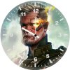 cable time travel artwork ph wall clock