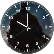 always a dark knight 97 wall clock