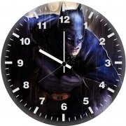 batman in rain art y8 wall clock