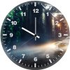 batman robert pattinson qr wall clock