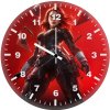 dynamic action black widow va wall clock