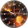 ghost rider with car fe wall clock