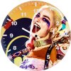 harley quinn key art 0f wall clock