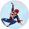 spiderman webslinger 57 wall clock