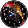 iron man mask 6r wall clock
