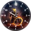 ghost rider riding the flames mb wall clock
