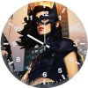 birds of prey huntress id wall clock