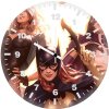 gotham city sirens artwork in wall clock
