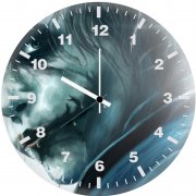 joker ledger art yt wall clock