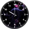 venom defeating spiderman art lc wall clock