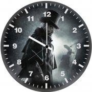 rorschach watchmen ac wall clock