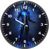 blue beetle superhero cb wall clock
