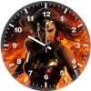 wonder woman fiery lb wall clock