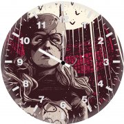 batgirl art ws wall clock