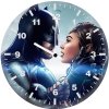 batman nd wonder woman 8p wall clock