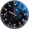 hulkbuster neon rf wall clock