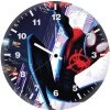 spiderman miles poster ax wall clock