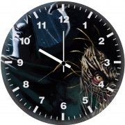 batman crowns in dark ej wall clock