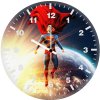 superman vigilante pact uv wall clock