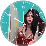wonder woman for surfing f5 wall clock