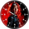 black widow mystic woman eo wall clock