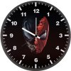 spiderman x venom cc wall clock