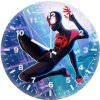 spiderman jump art ts wall clock