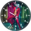 joker hysteria in gotham 1j wall clock